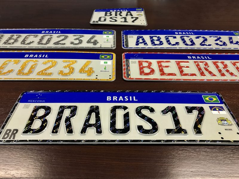placas mercosul
