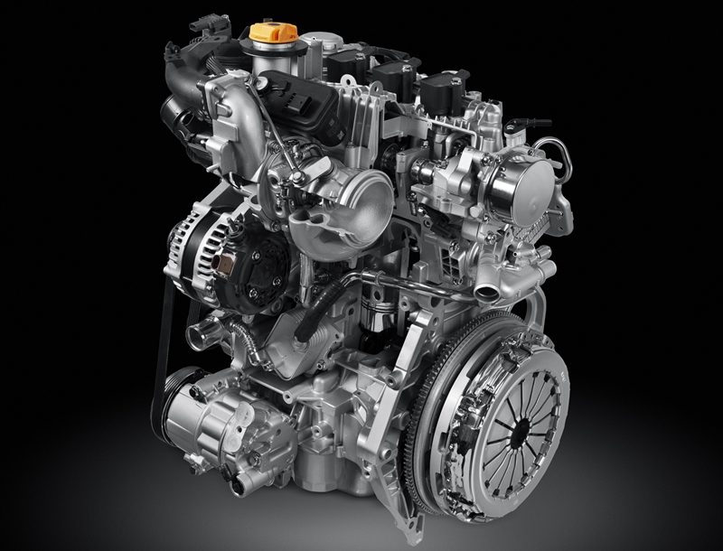Motor 1.0 turbo de três cilindros